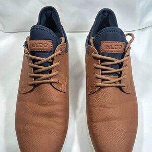 ALDO Men's Colby Casual Lace Up Blue Brown Shoes Size 9.5
